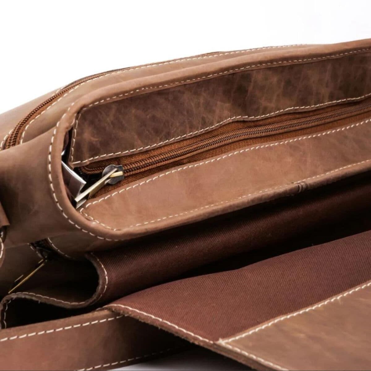 Cambridge Leather Satchel — view 3