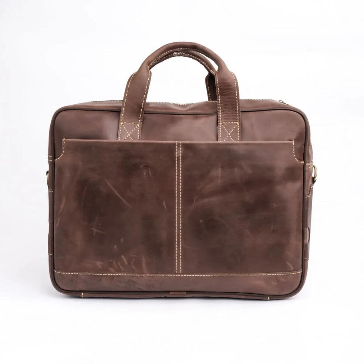 The Cognac Classic Leather Bag — view 5