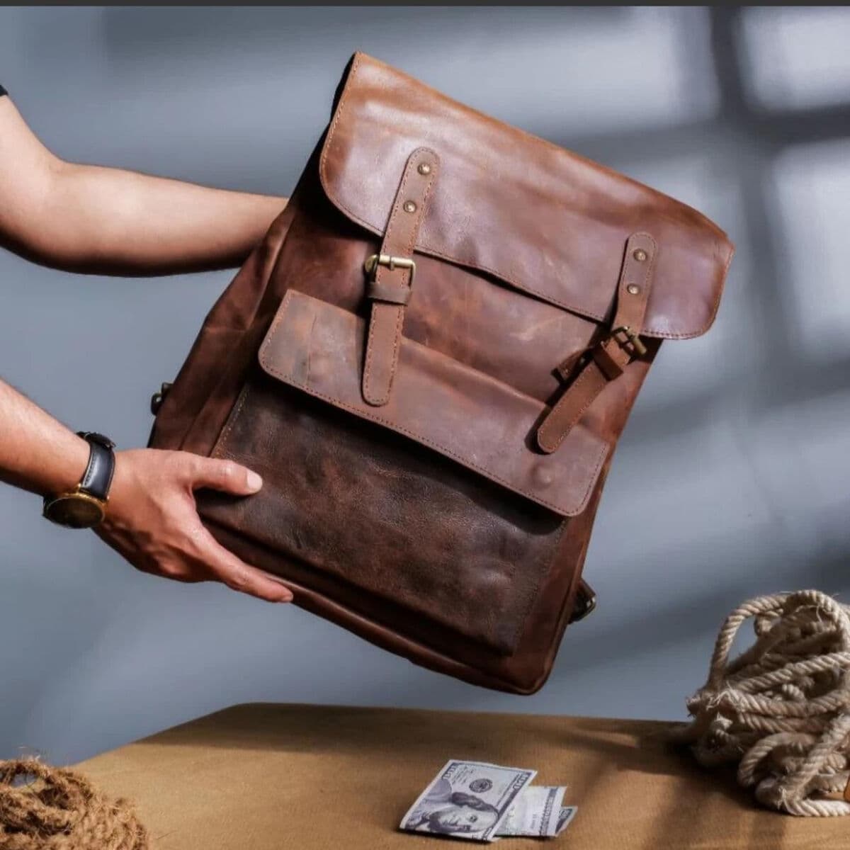 The Kensington Leather Bag — view 7